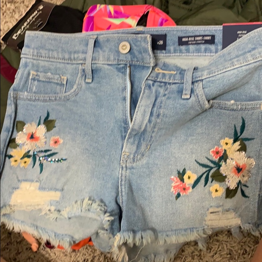 Hollister jean shorts